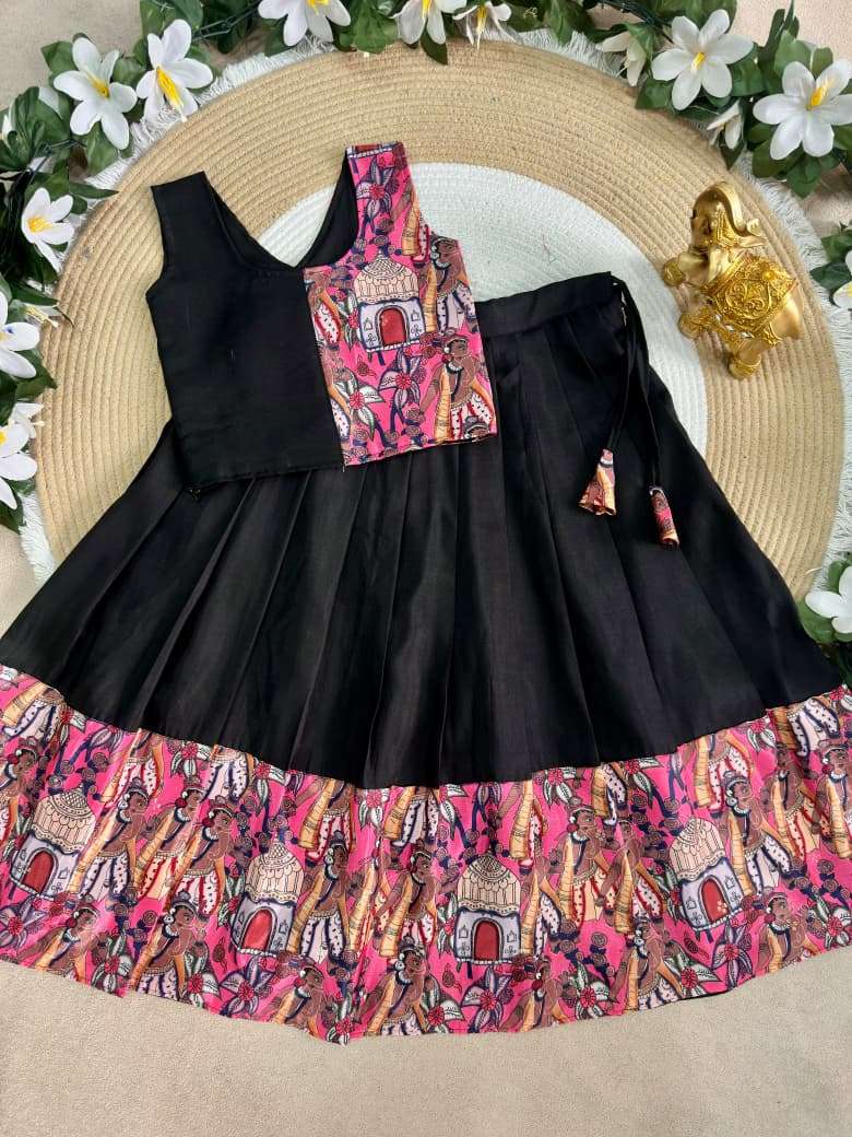 Ganesha Heritage Kids wear Premium Silk fabric Lehenga choli reseller in surat